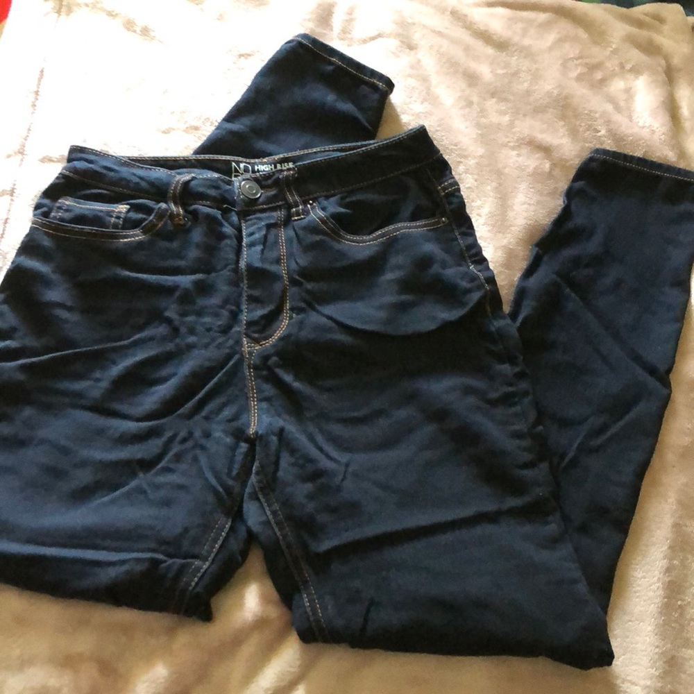 Dark blue skinny jeans